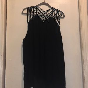 Torrid cage sleeve blouse